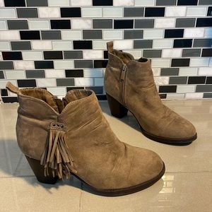 Bongo, ankle booties.